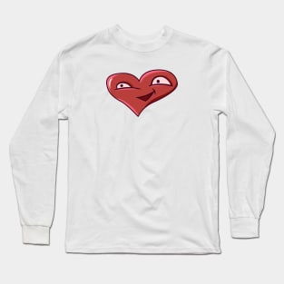 Cartoon heart) Long Sleeve T-Shirt